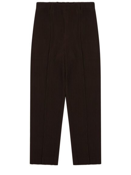 HOMME PLISSE ISSEY MIYAKE PANTALONE TUXEDO PLISSETTATO