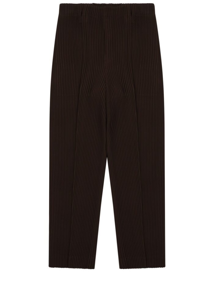 HOMME PLISSE ISSEY MIYAKE PANTALONE TUXEDO PLISSETTATO