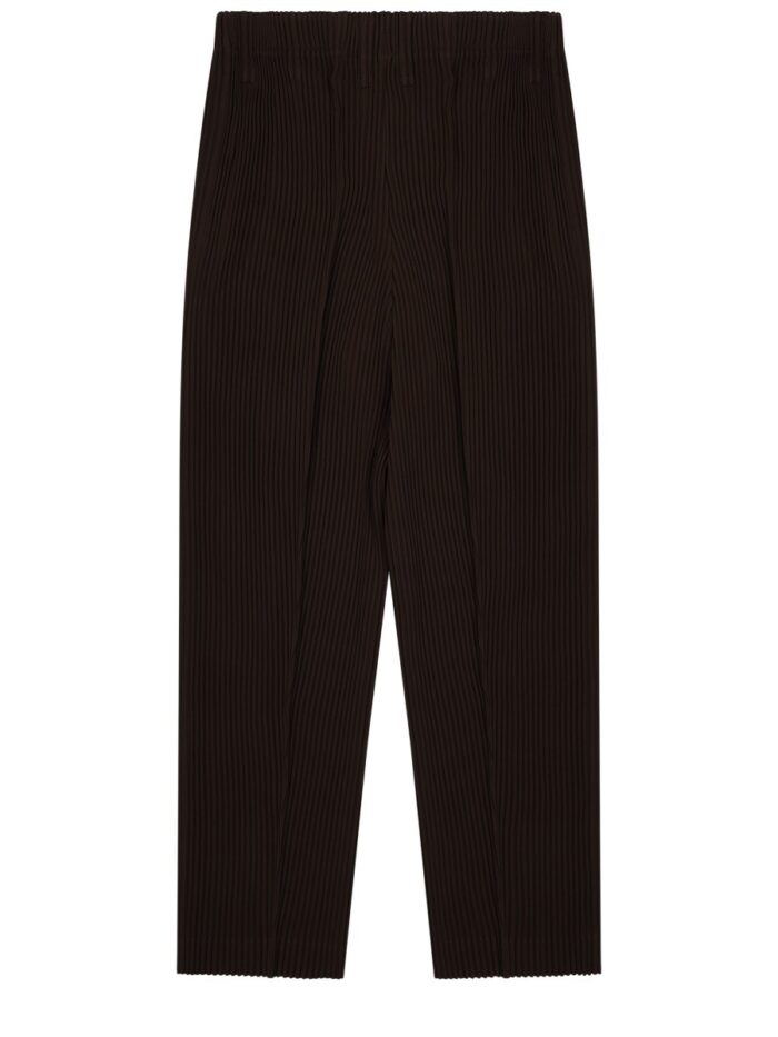 HOMME PLISSE ISSEY MIYAKE PANTALONE TUXEDO PLISSETTATO
