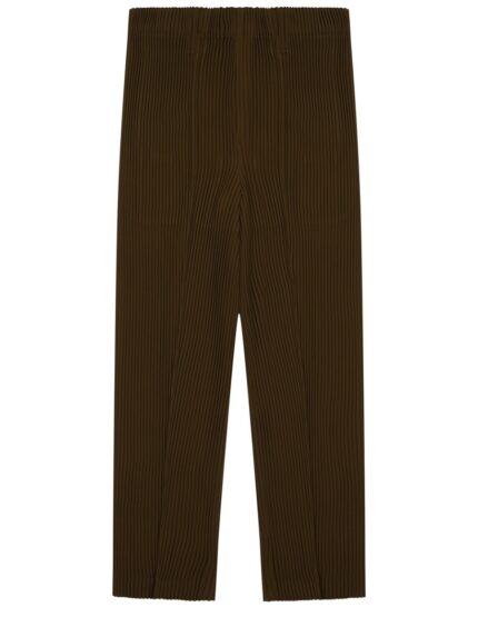 HOMME PLISSE ISSEY MIYAKE PANTALONE TUXEDO PLISSETTATO