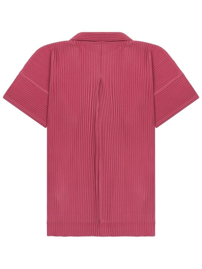 HOMME PLISSE ISSEY MIYAKE PLEATED POLO SHIRT