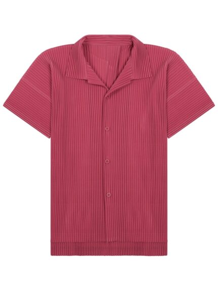 HOMME PLISSE ISSEY MIYAKE PLEATED POLO SHIRT