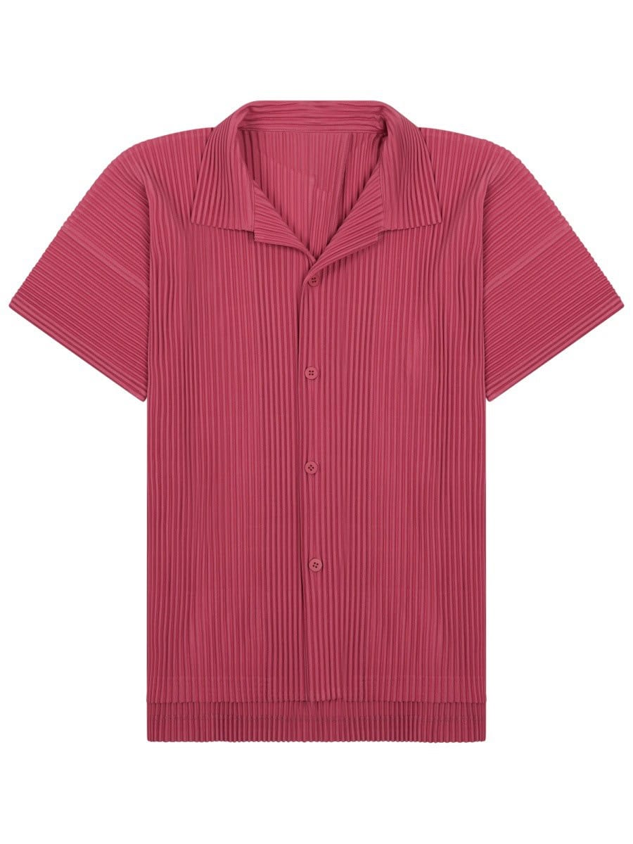 HOMME PLISSE ISSEY MIYAKE PLEATED POLO SHIRT