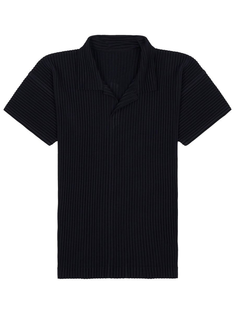 HOMME PLISSE ISSEY MIYAKE PLEATED POLO