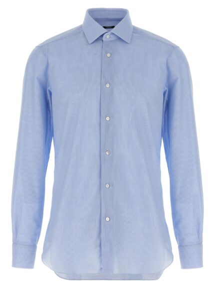 BARBA Honeycomb Cotton Shirt