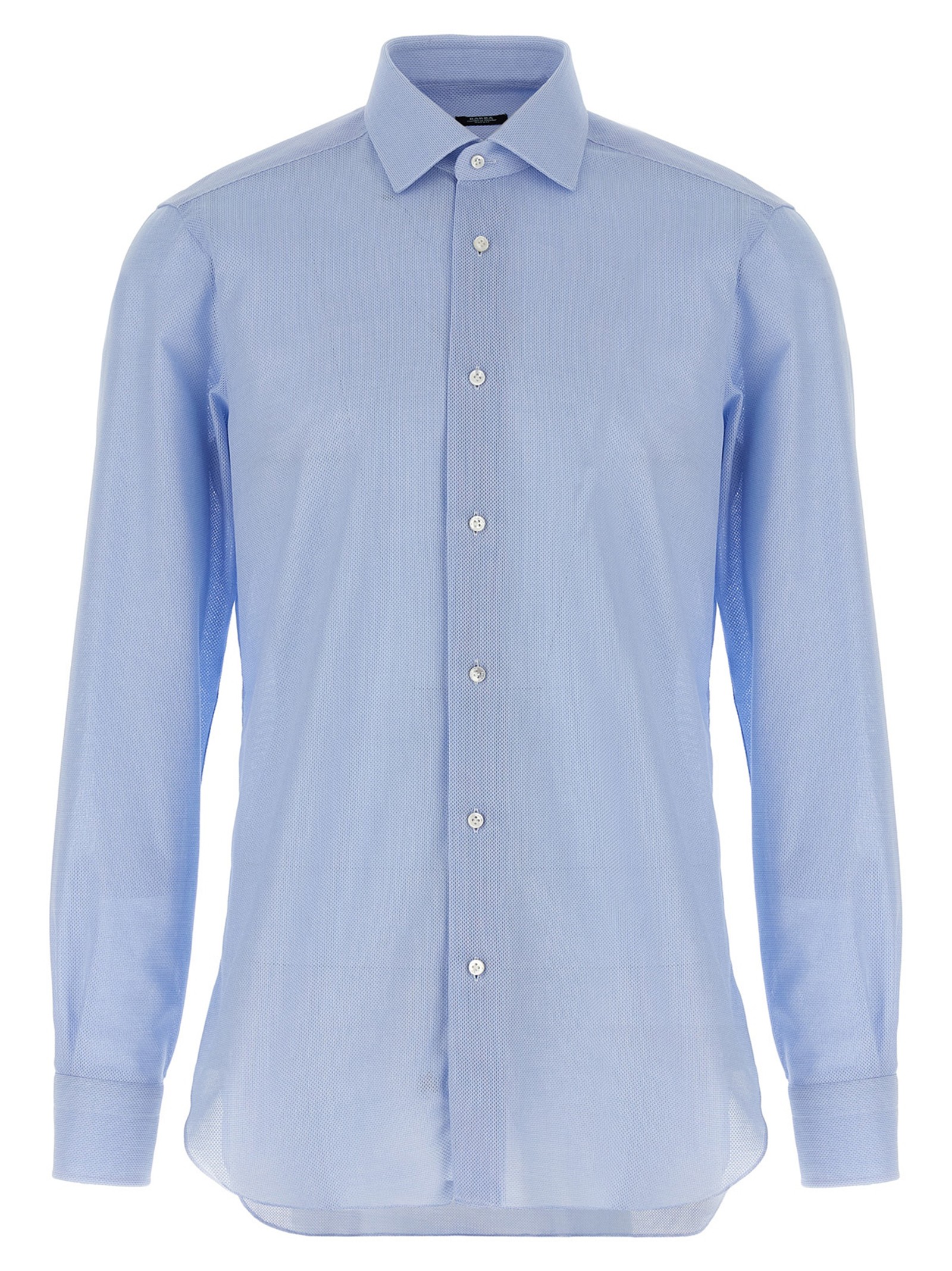 BARBA Honeycomb Cotton Shirt