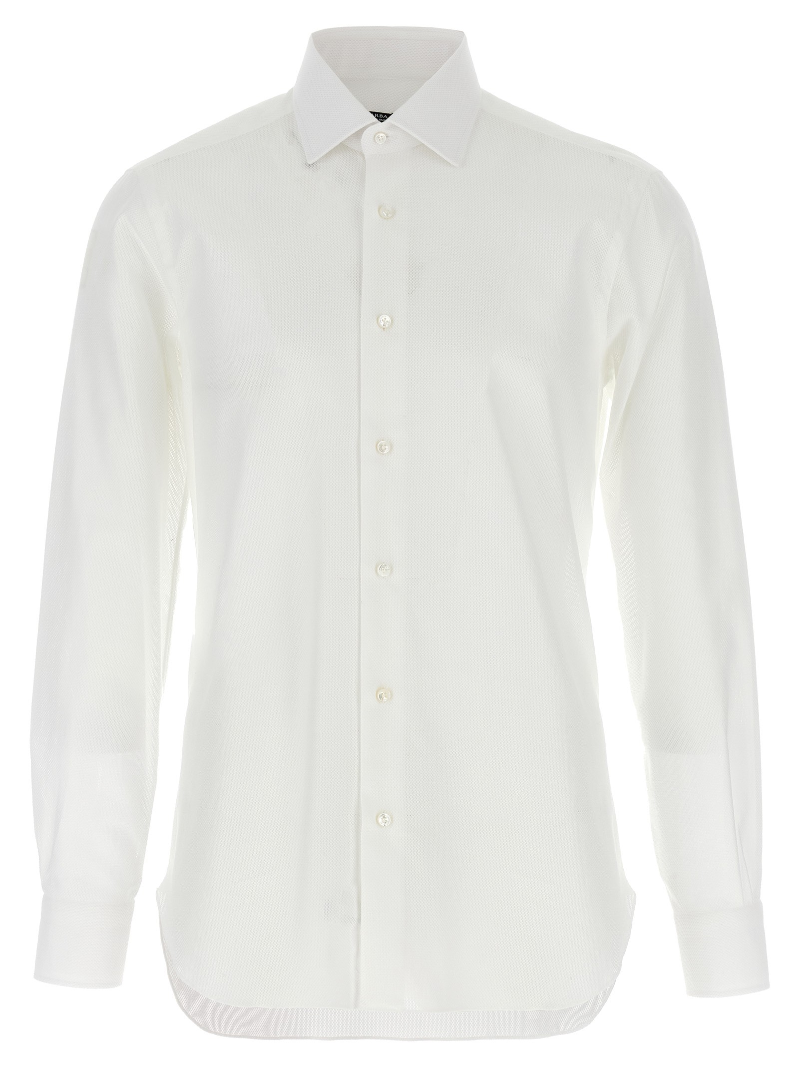 BARBA Honeycomb Cotton Shirt