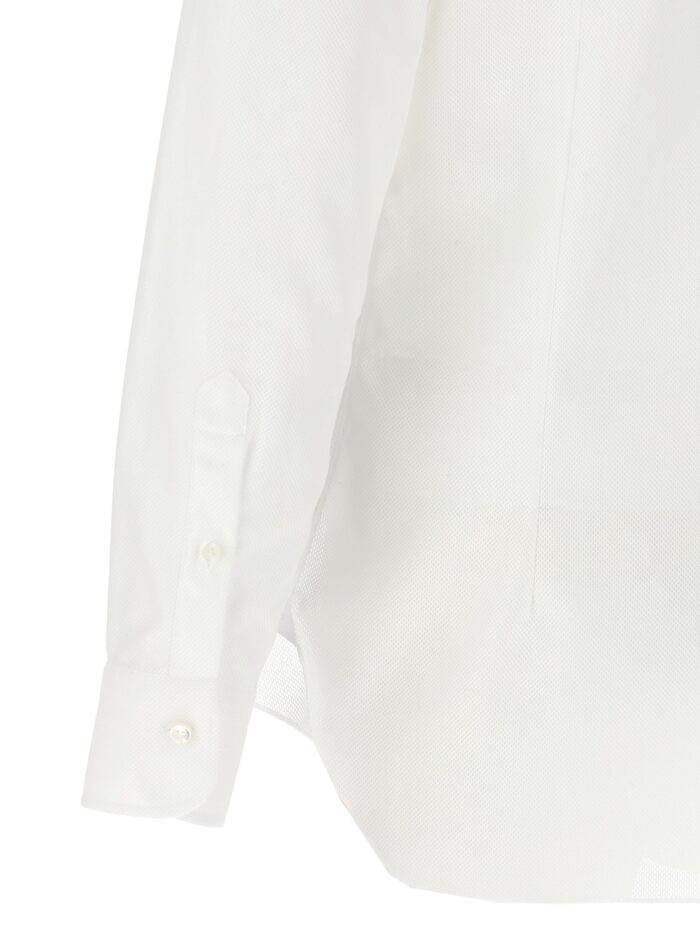 BARBA Honeycomb Cotton Shirt