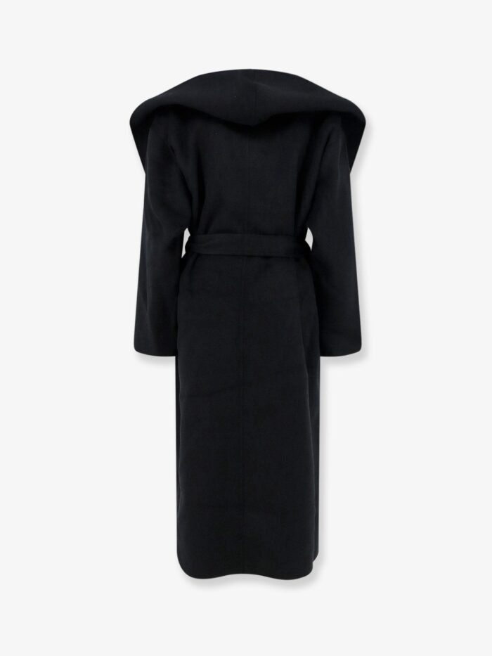 TOTEME Hooded Belted Wool Coat