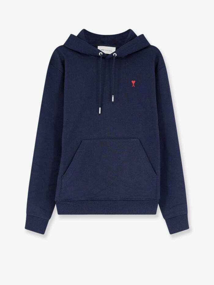 AMI PARIS Hooded Cotton Sweatshirt