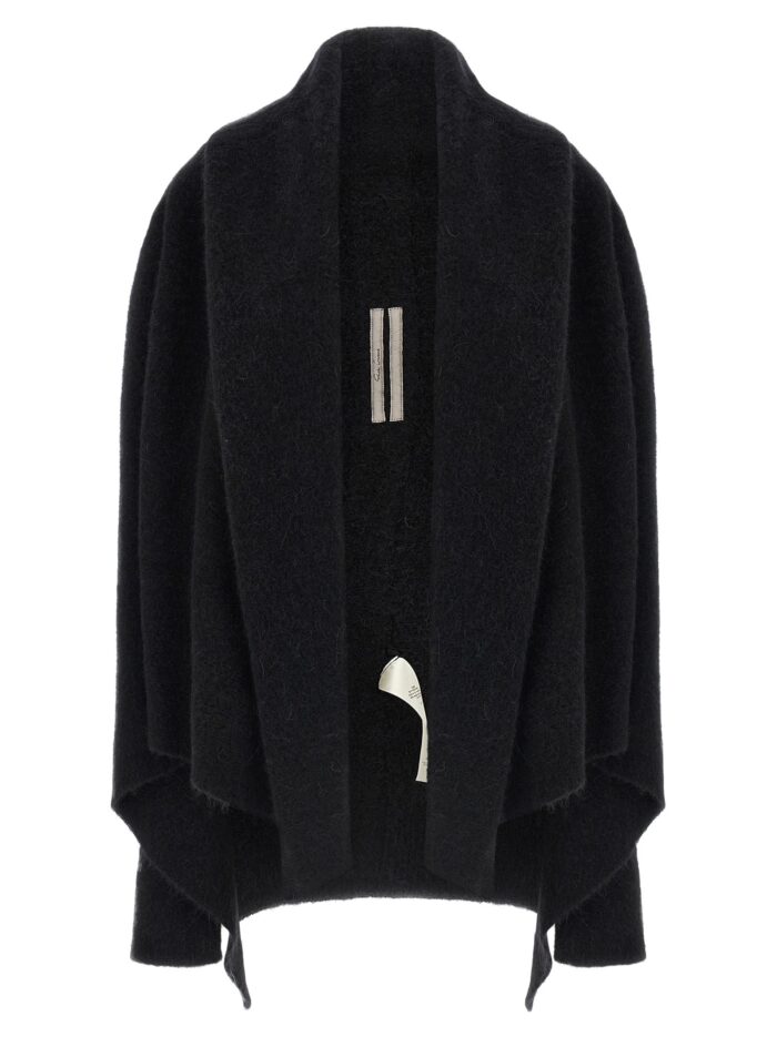 rick owens 'hooded medium wrap' cardigan RICK OWENS 'Hooded Medium Wrap' Cardigan