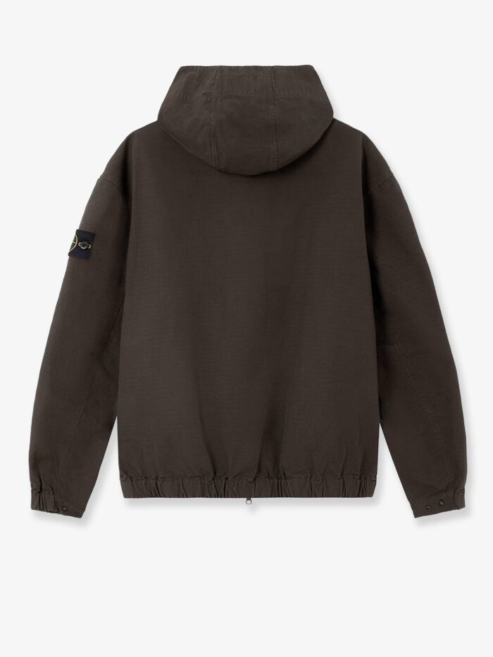 Stone Island Hooded Organic Cotton Jacket