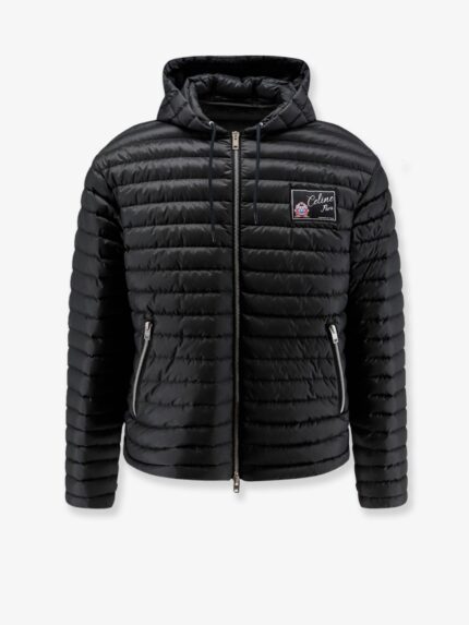 Celine Hooded Quilted Down Jacket