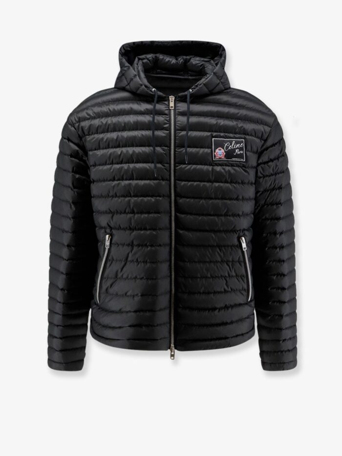 celine hooded quilted down jacket Celine Hooded Quilted Down Jacket