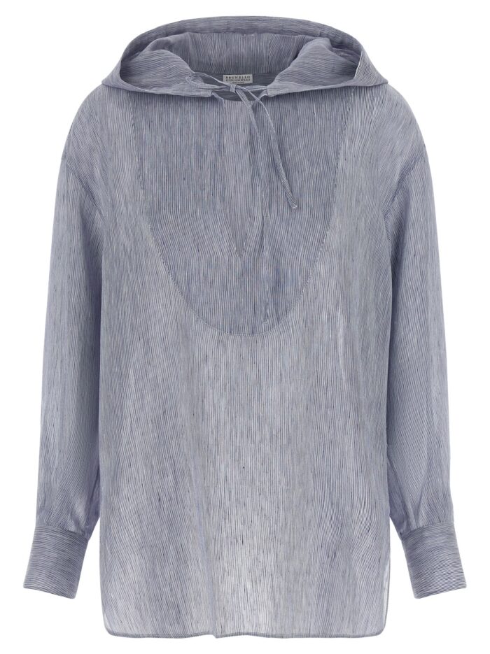 brunello cucinelli hooded shirt Brunello Cucinelli Hooded Shirt