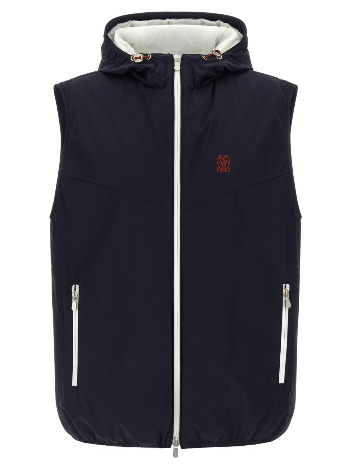 brunello cucinelli hooded vest Brunello Cucinelli Hooded Vest