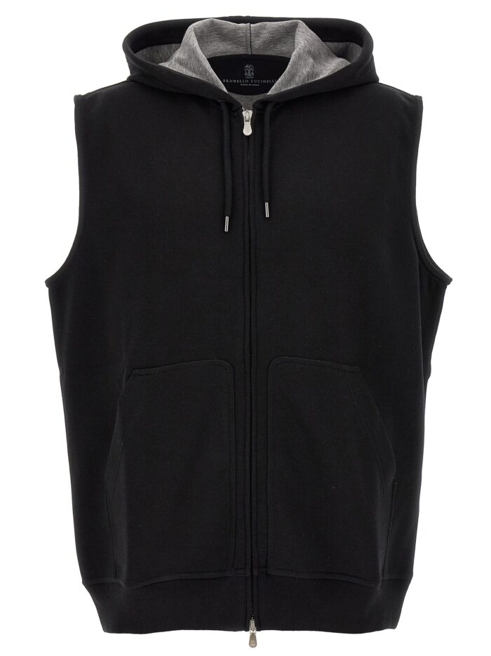 brunello cucinelli hooded vest Brunello Cucinelli Hooded Vest