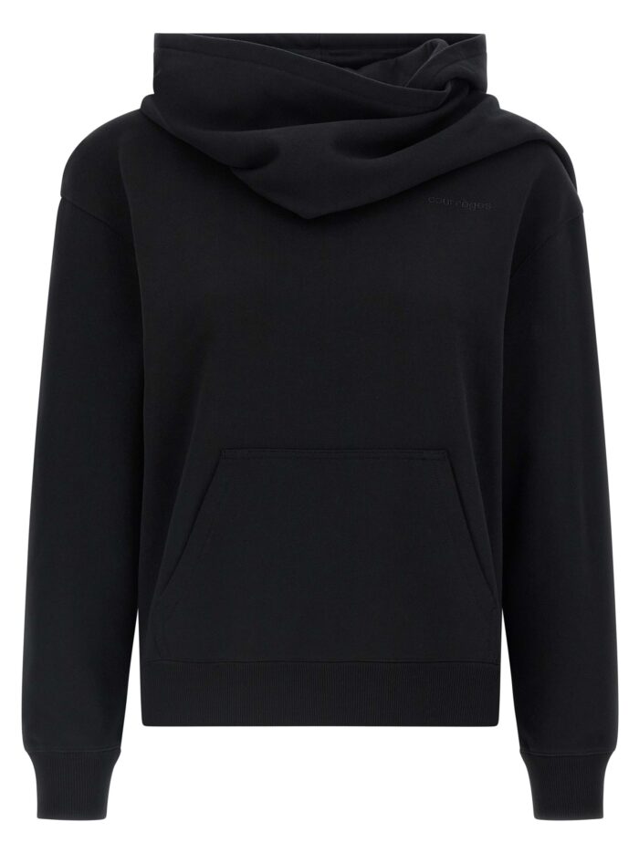 courreges hoodie and scarf COURREGES Hoodie And Scarf