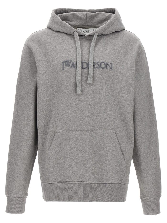 j.w.anderson hoodie with embroidery J.W.ANDERSON Hoodie With Embroidery