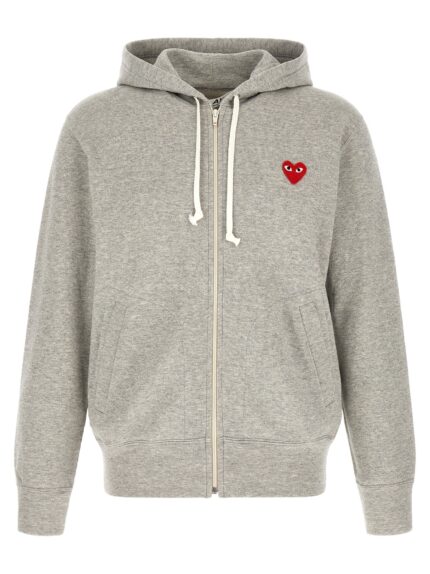 COMME DES GARCONS PLAY Hoodie With Heart Patch