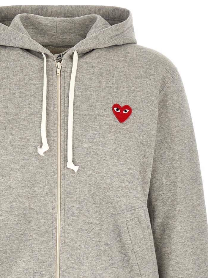 COMME DES GARCONS PLAY Hoodie With Heart Patch