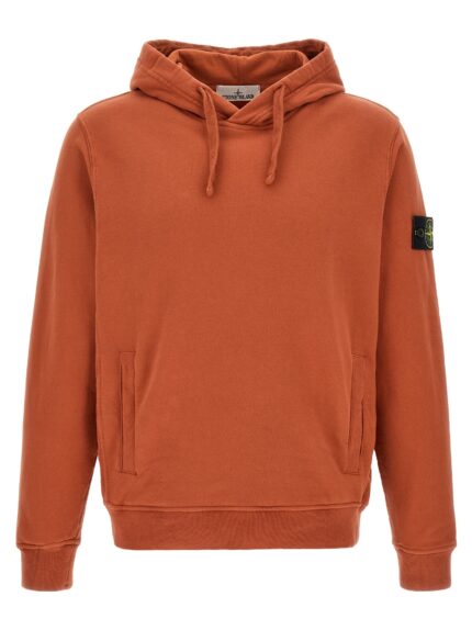Stone Island Hoodie With Logo Badge