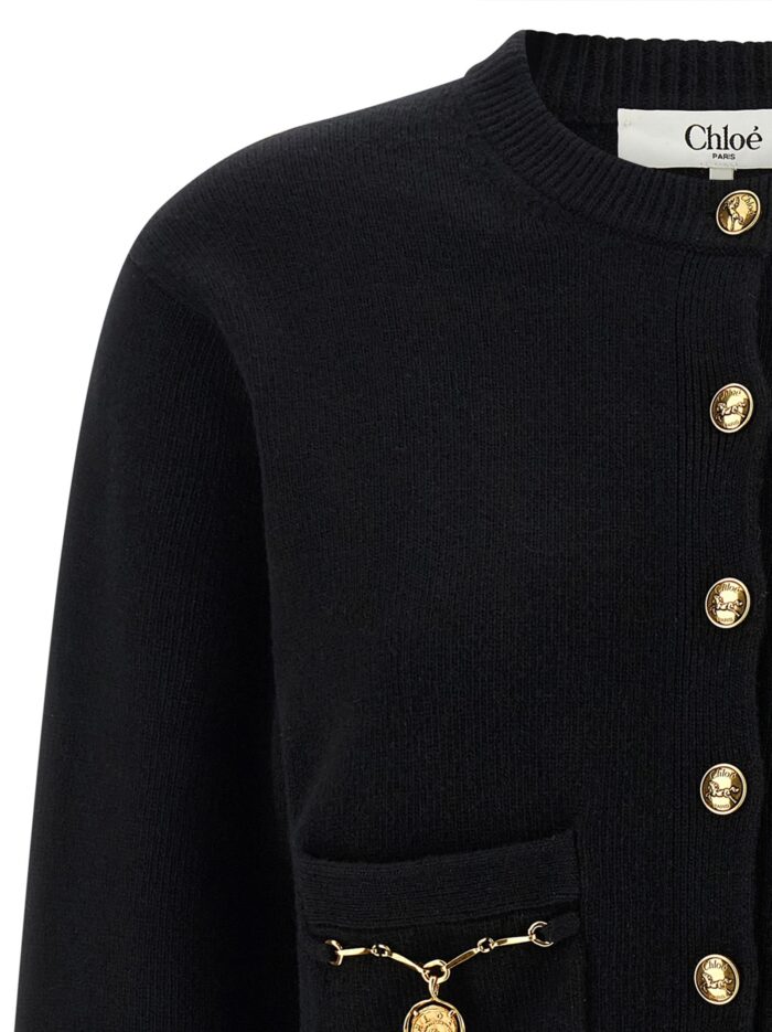 CHLOÉ 'Horse Medal' Cardigan