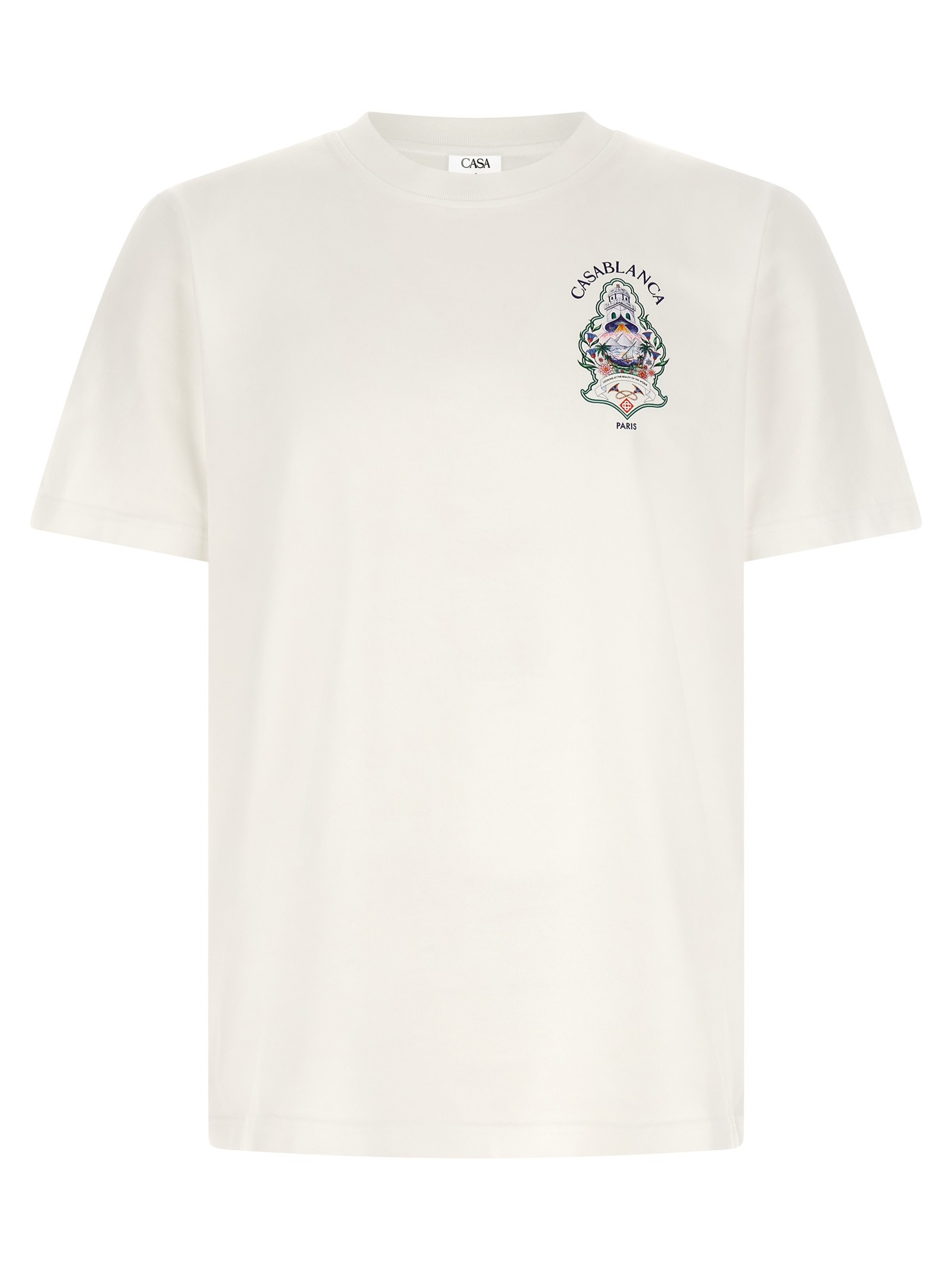 CASABLANCA 'Hotel Emblem' Print T-shirt