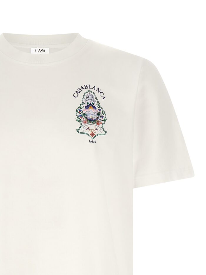 CASABLANCA 'Hotel Emblem' Print T-shirt