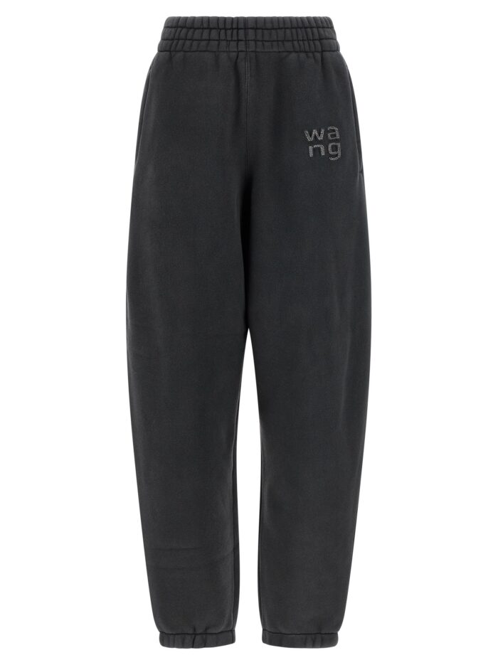 t by alexander wang 'hotfix logo' joggers T BY ALEXANDER WANG 'Hotfix Logo' Joggers