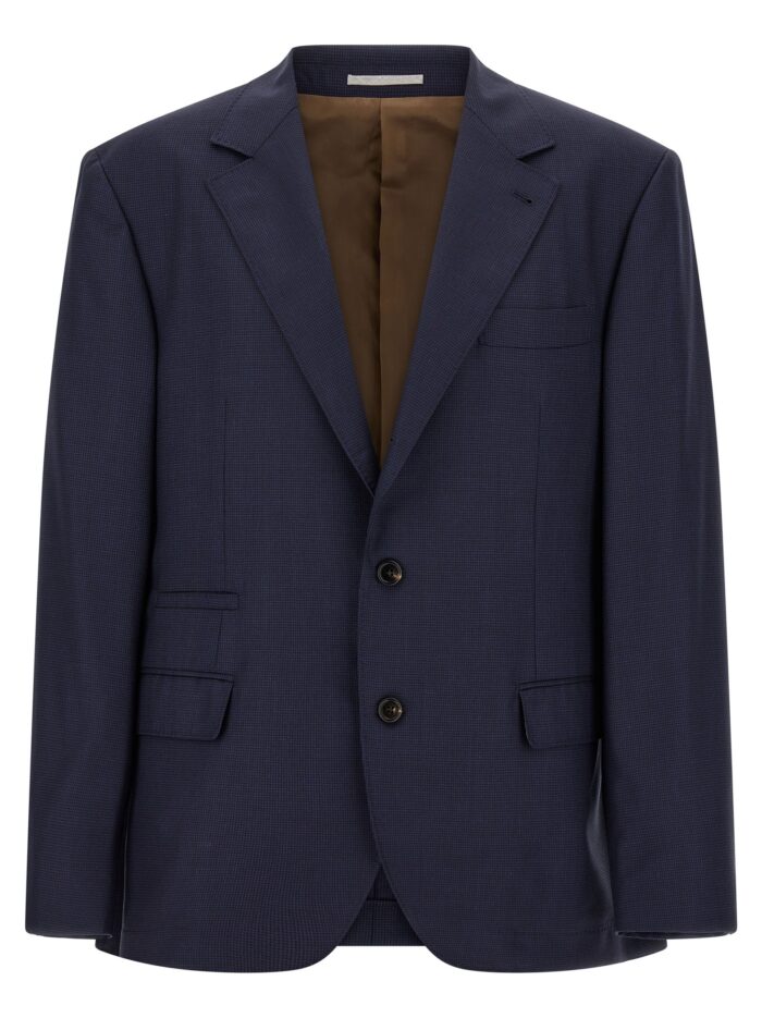 brunello cucinelli houndstooth blazer Brunello Cucinelli Houndstooth Blazer