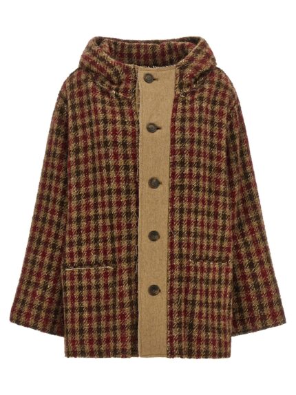 R13 Houndstooth Check Jacket