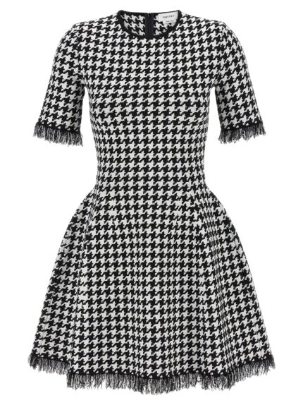 MCQUEEN Houndstooth Dress