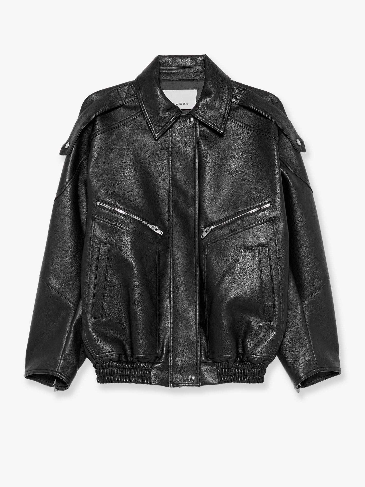 THE FRANKIE SHOP Hudson Faux Leather Jacket