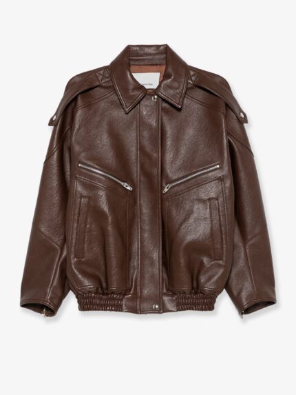 THE FRANKIE SHOP Hudson Faux Leather Jacket