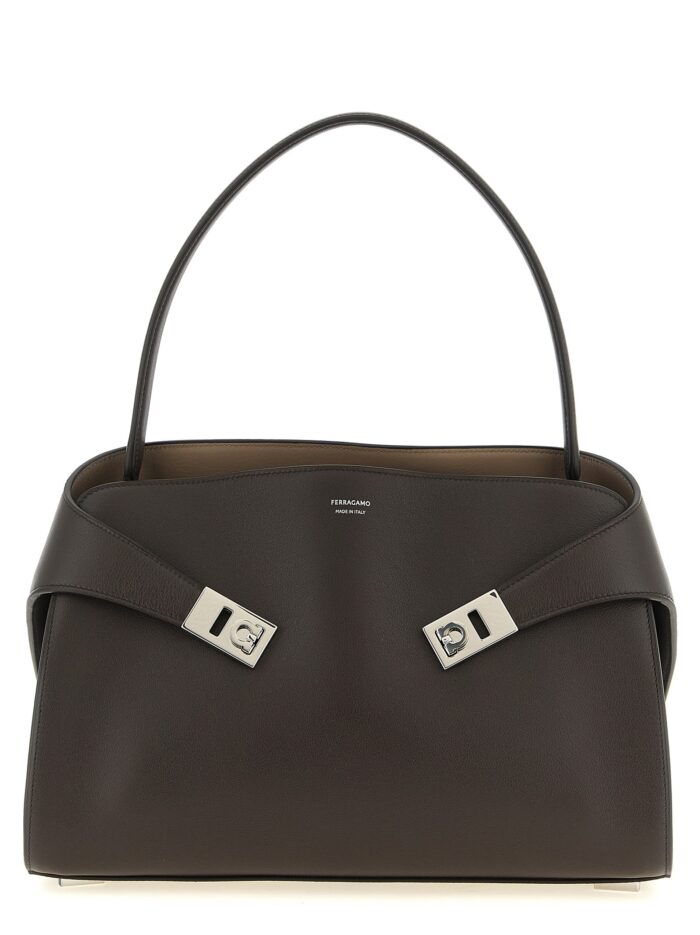 ferragamo 'hug soft (m)' shoulder bag Ferragamo 'Hug Soft (M)' Shoulder Bag