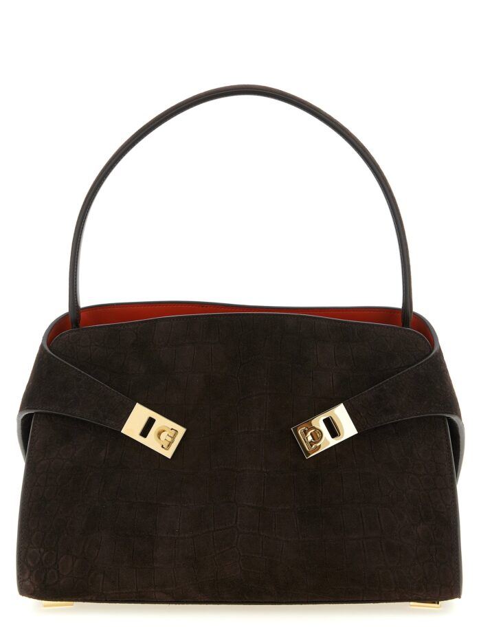 ferragamo 'hug soft (m)' shoulder bag Ferragamo 'Hug Soft (M)' Shoulder Bag