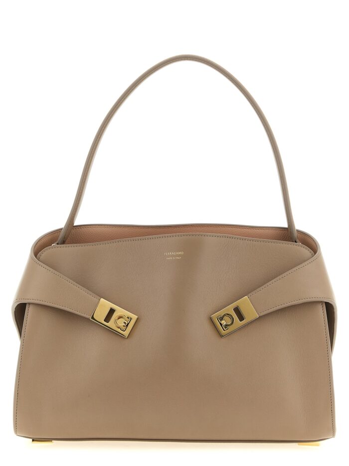ferragamo 'hug soft (m)' shoulder bag Ferragamo 'Hug Soft (M)' Shoulder Bag
