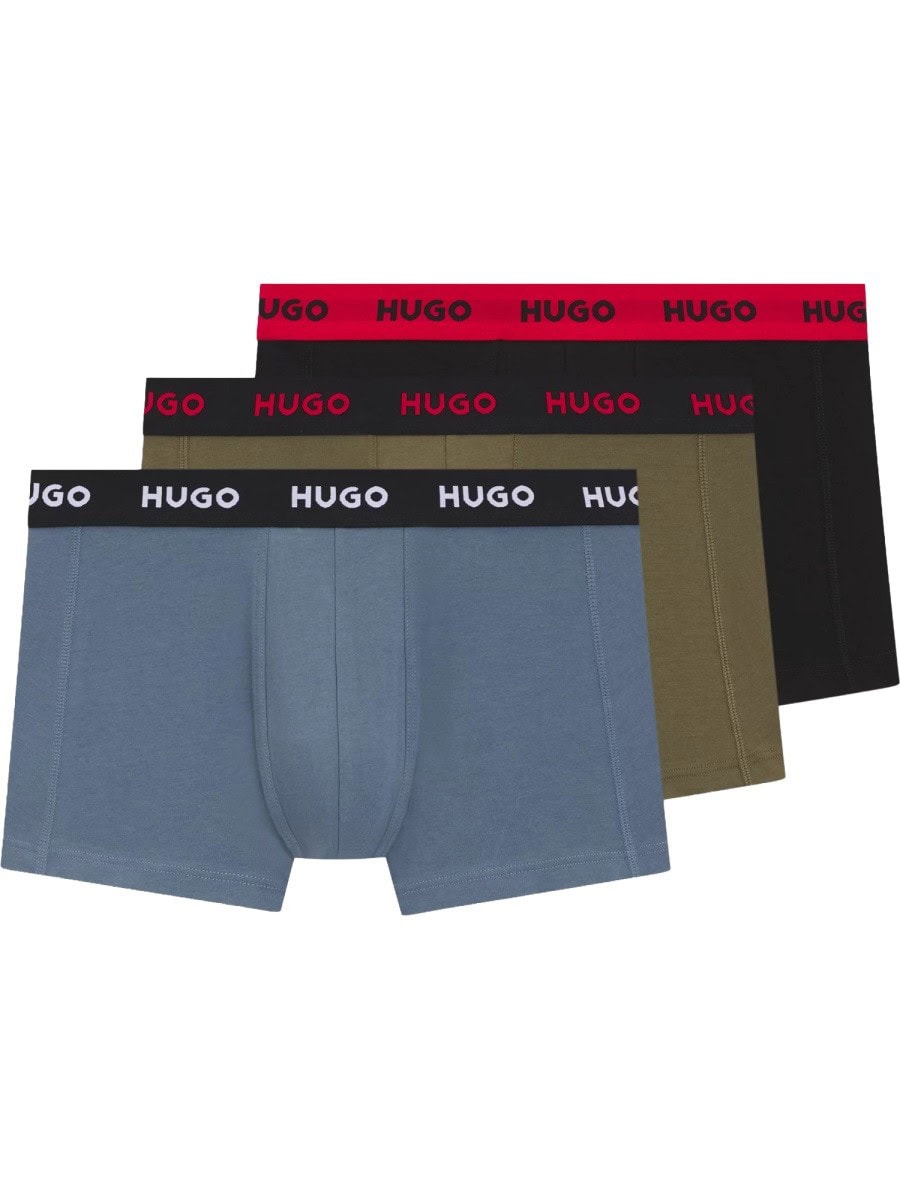 Hugo 3-PACK BOXER SHORTS WITH LOGO