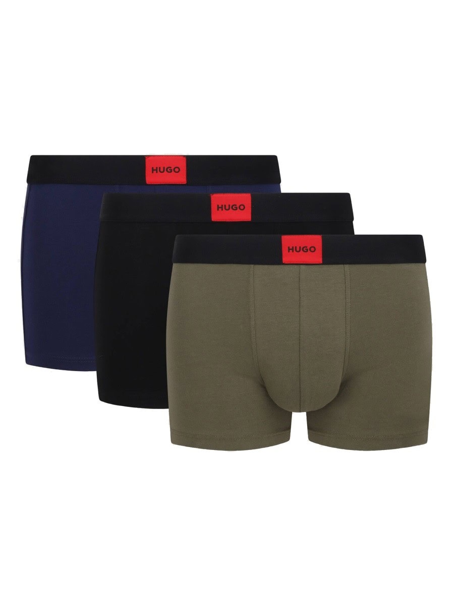Hugo 3-PACK BOXER SHORTS WITH LOGO