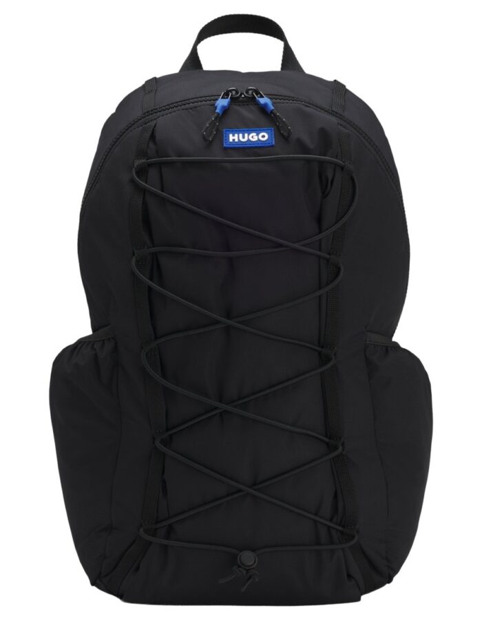 hugo backpack with logo patch Hugo BACKPACK WITH LOGO PATCH