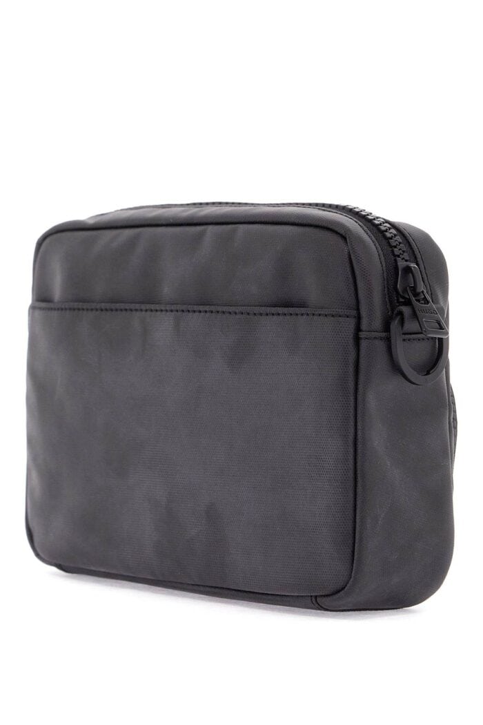 HUGO Black Minimalist Nylon Crossbody Bag With Zip