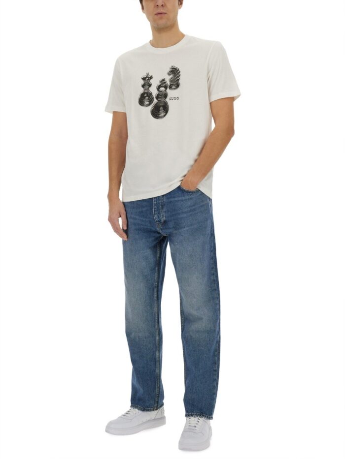 Hugo CHECKERED PRINT T-SHIRT