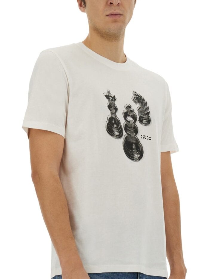 Hugo CHECKERED PRINT T-SHIRT