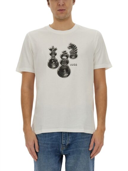Hugo CHECKERED PRINT T-SHIRT