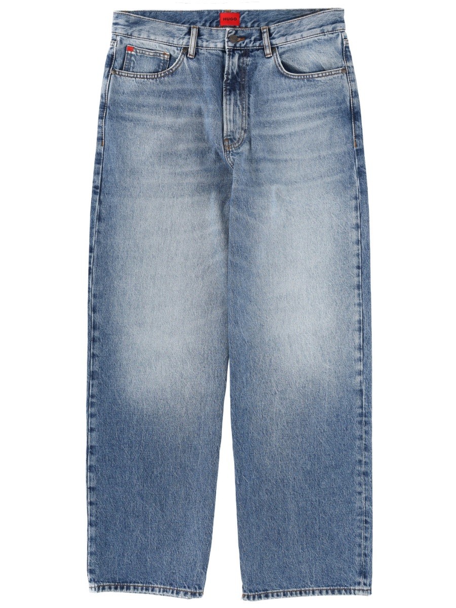 Hugo JEANS WITH LOGO PATCH
