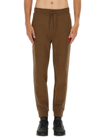 Hugo JOGGER PANTS WITH LOGO LABEL