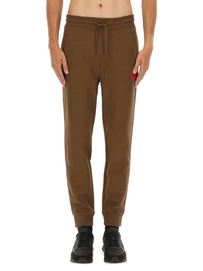 Hugo JOGGER PANTS WITH LOGO LABEL