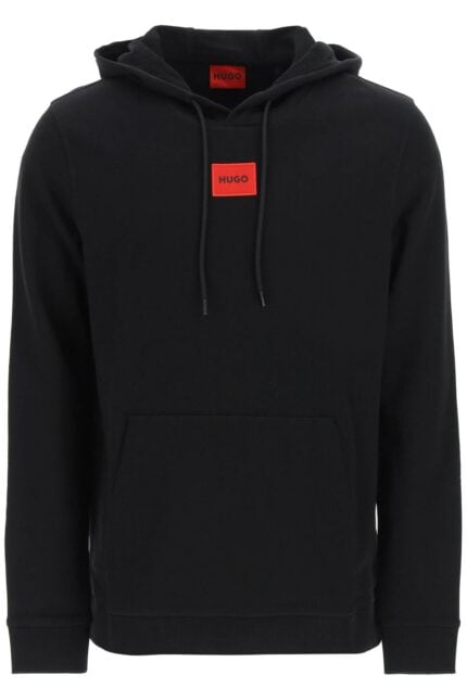 HUGO Logo Patch Hoodie