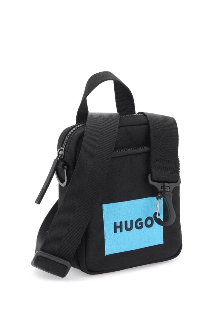 HUGO Nylon Shoulder Bag With Adjustable Strap